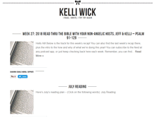 Tablet Screenshot of kelliwick.com